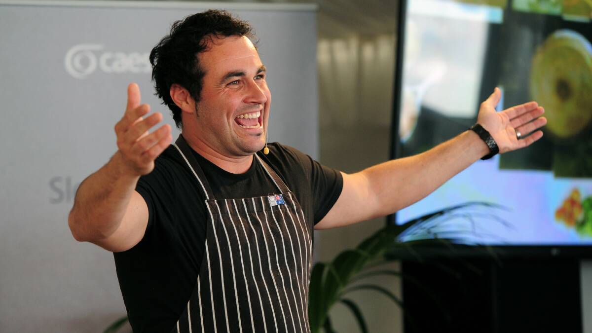 Celebrity chef, Miguel Maestre says the trick to keeping your leftovers lasting longer, is to store them promptly. Photo: The Canberra Times/Graham Tidy.

