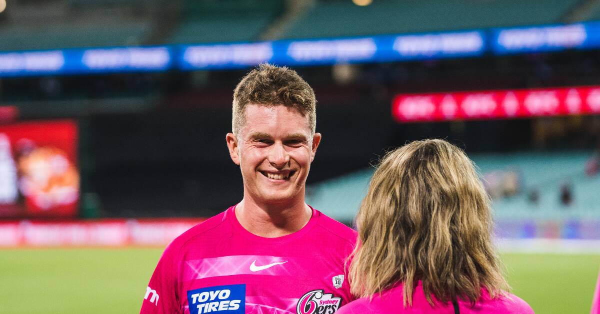 Stunning season: With 24 wickets this season, Hayden Kerr has been one of the biggest success stories to emerge in BBL 11. Photo: Sydney Sixers. 