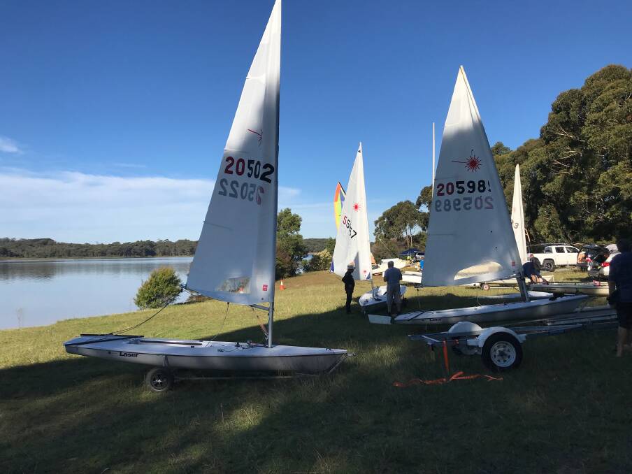 Ready to sail: Idyllic conditions greeted members of the Southern Highlands Sailing Club ahead of its Easter races. Photo: Supplied.