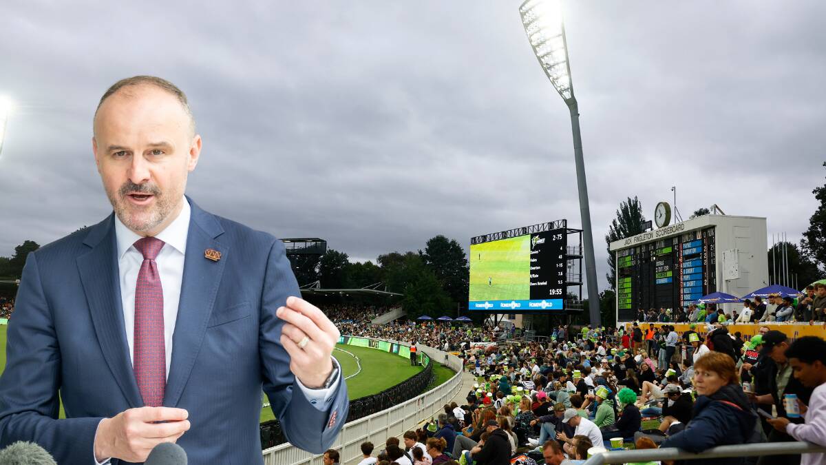 ACT Chief Minister will be a key piece to Canberra's bid to securing a Big Bash team.