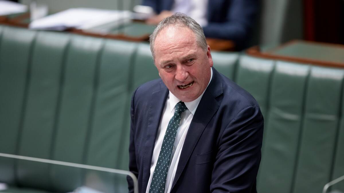 Deputy Prime Minister and National Party leader Barnaby Joyce. Picture: Sitthixay Ditthavong