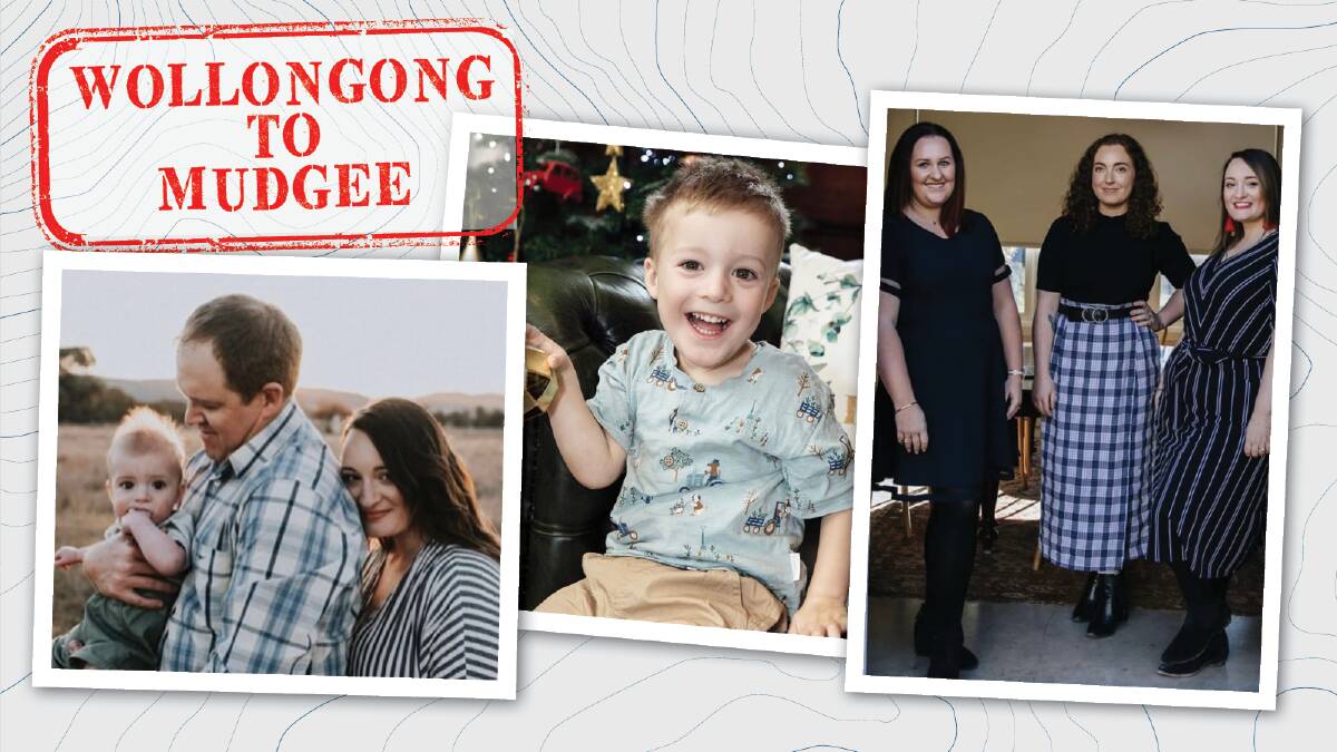 Emma Spillett and Owen Kearns moved to Mudgee, where they welcomed their first child, Reuben, now 3. Right: Emma's business ES Publicity & Events employs three people.
