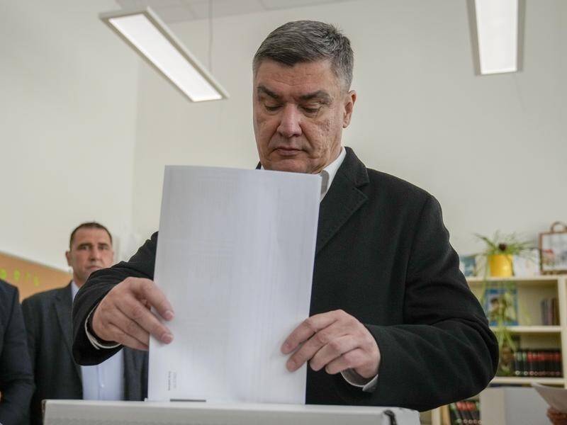 Croatia's left-wing parties aree informally led by President Zoran Milanovic and his SDP. (AP PHOTO)