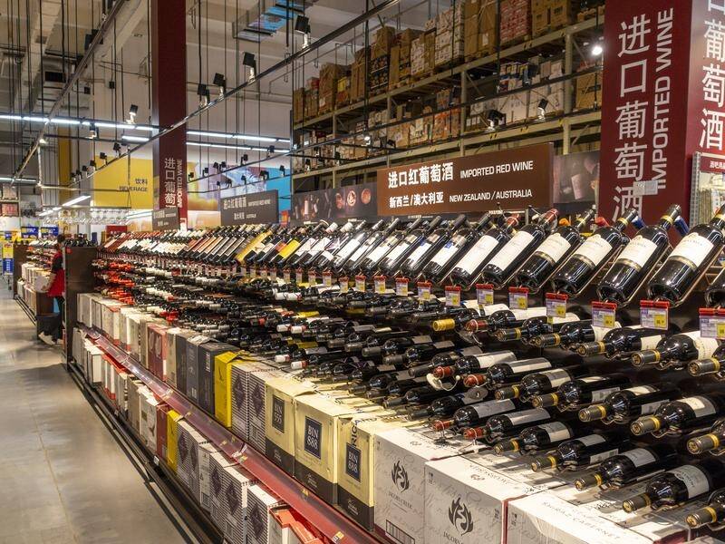 Australian wine could soon be back on the shelves in China after the lifting of punitive tariffs. (AP PHOTO)