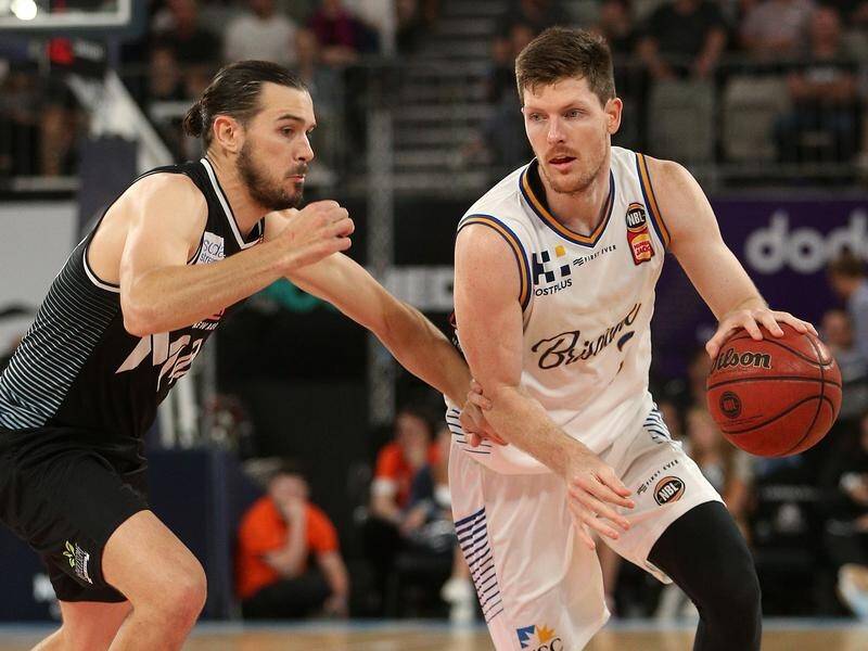 Cameron Gliddon (right) was prominent as the Brisbane Bullets beat Melbourne United.