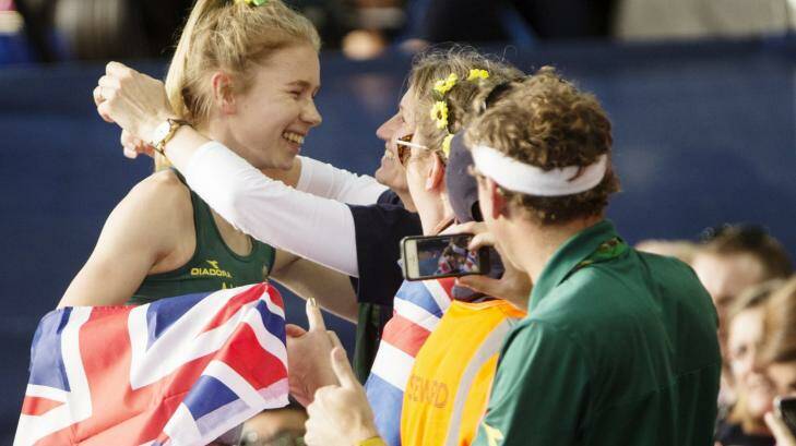 Eleanor Patterson is the first Australian gold medallist in this event since 1994. Photo: James Brickwood