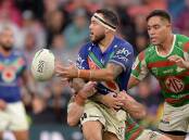 Jazz Tevaga of the Warriors (left) said some tough conversations were had after the loss to Souths.