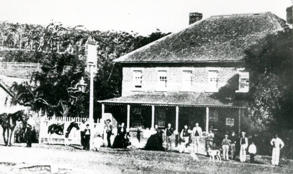 BERRIMA: The Crown Inn opened 1844, pictured here in 1869.