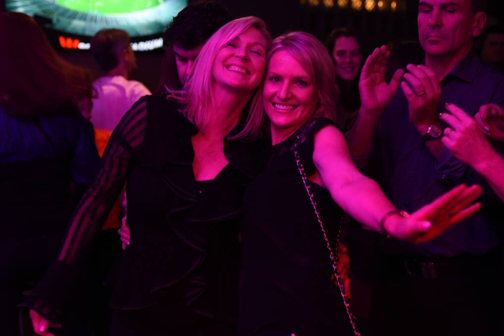 Donna Turland and Anita Roelevink out on the dance floor. Photo supplied