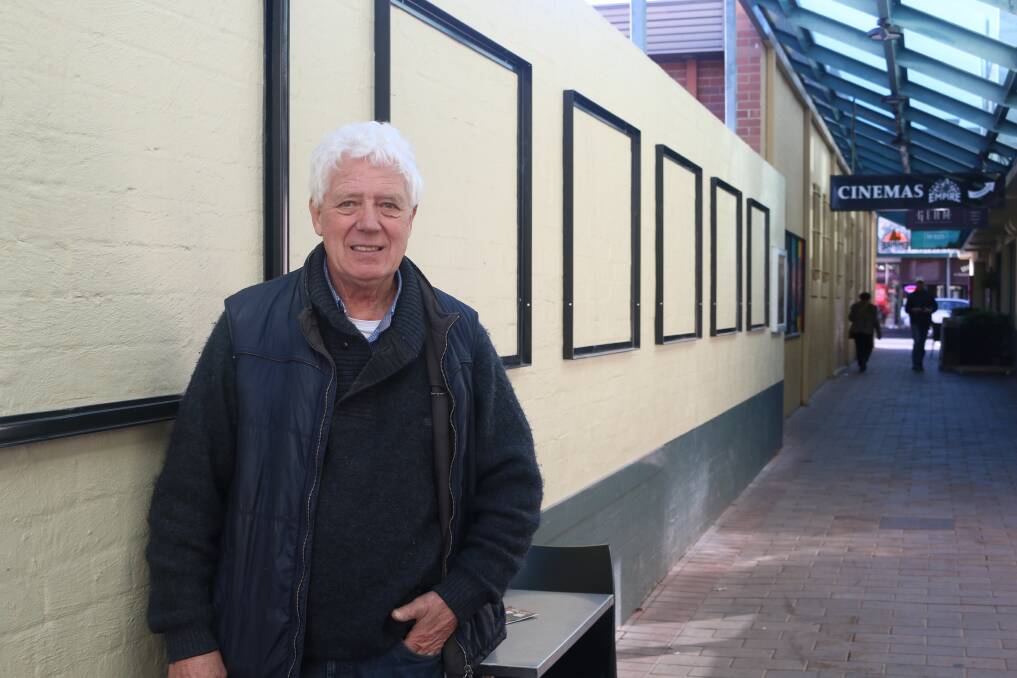 Gerry Kroon at the soon-to-be Empire Art Walk site in Bowral. 	Photo by Victoria Lee