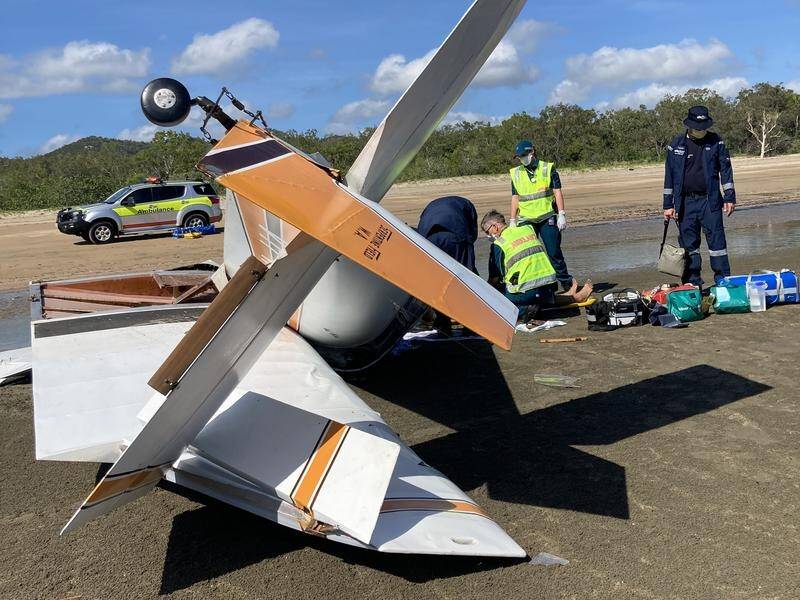 A man, 83, was killed when the home-built, two-seater Jodel D11 aircraft crashed north of Mackay. (PR HANDOUT IMAGE PHOTO)