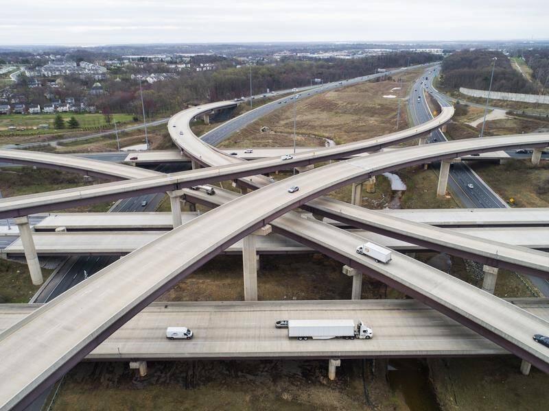 An infrastructure plan approved by the US Senate includes $US110 billion for roads and bridges.