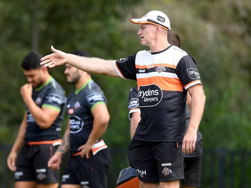 Michael Maguire is happy to keep working on his vision to turn around the fortunes of Wests Tigers.