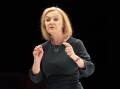British PM hopeful Liz Truss portrays herself as a radical who would reverse $A52b of tax rises. (AP PHOTO)