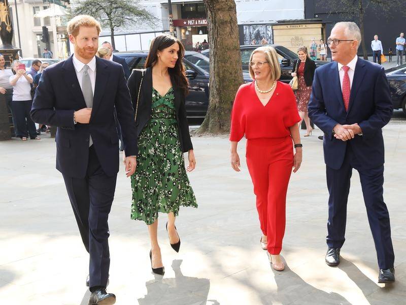 Malcolm Turnbull has sent his best wishes to the royal newlyweds who he met in March.
