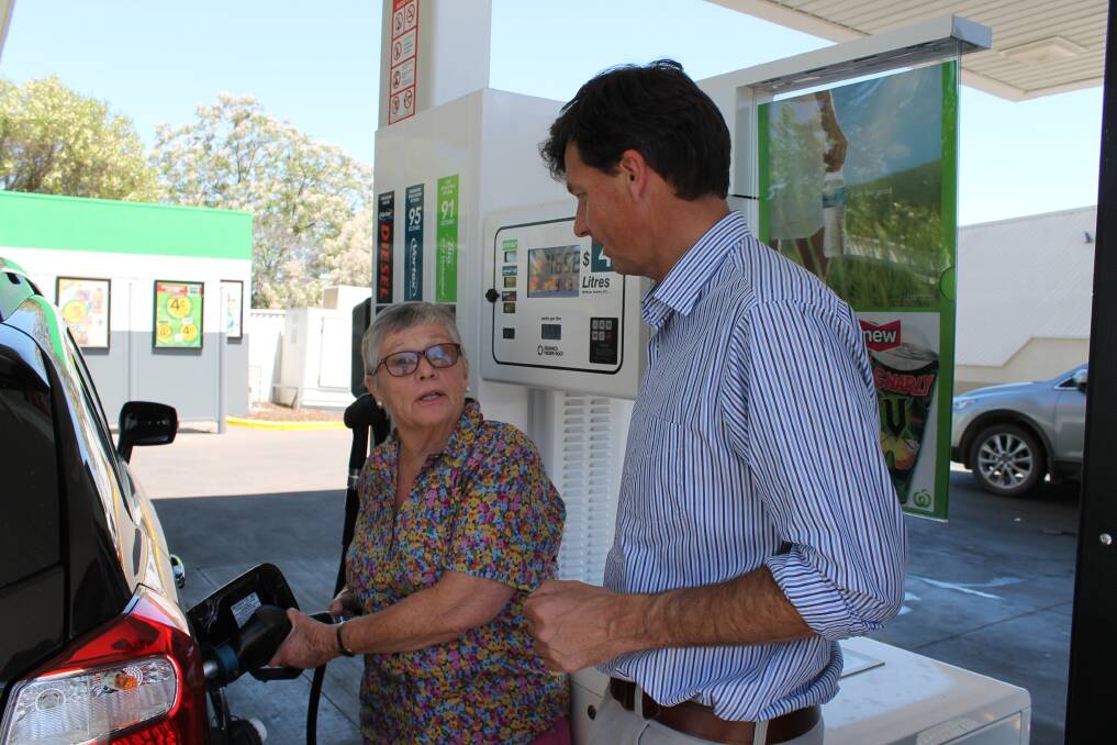 Federal Member for Hume Angus Taylor has promised to approach the ACCC regarding petrol prices in the Southern Highlands. 	 
	Photo supplied