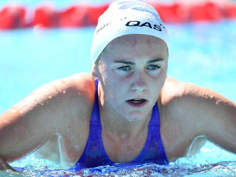 Ariarne Titmus has won the 200m freestyle title at the national swimming championships.