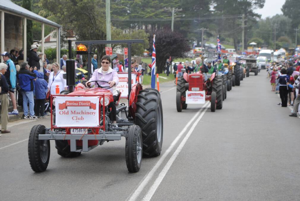 The Grand parade always pulls crowds on Australia Day in Berrima.  
	Photo: SHN