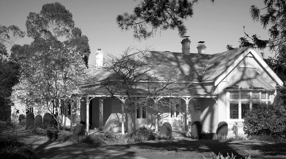 BELOVED HOME: A view of the Kurkulla residence, set in the garden Ada Evans cared for.	Photos: BDH&FHS