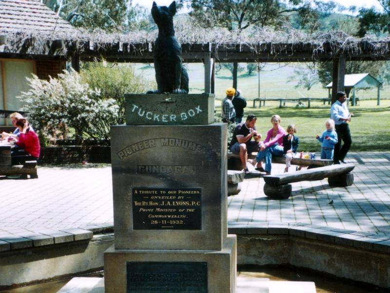 NSW's famous Dog on the Tucker Box statue, which was vandalised, is returning home after repairs.