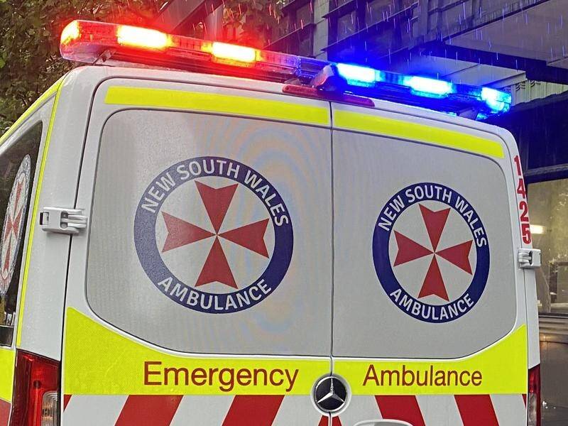 Ambulance crews treated a pilot who crashed southwest of Sydney before he was flown to hospital.