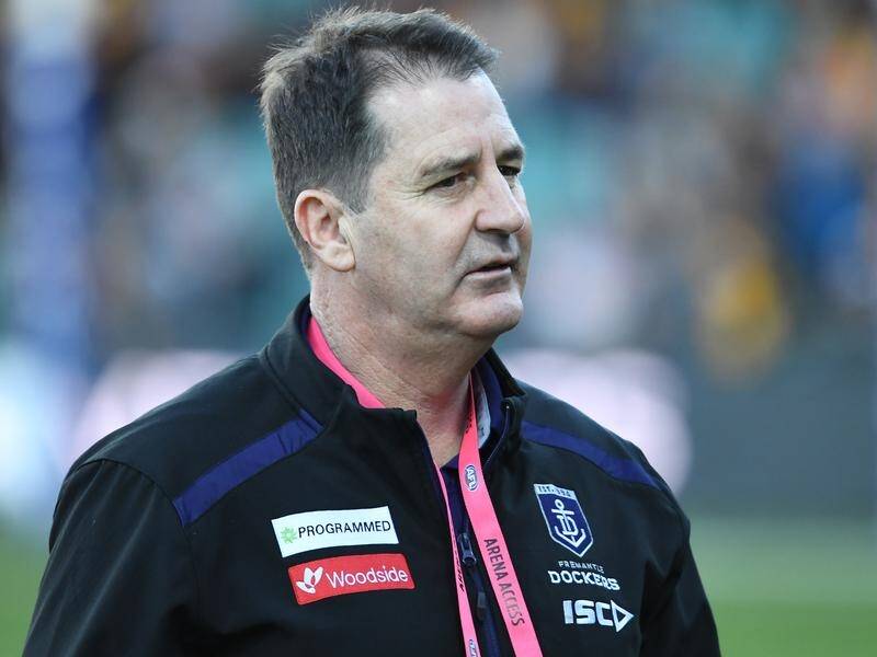 Fremantle coach Ross Lyon continues to deny talk that he is poised to leave the AFL club.