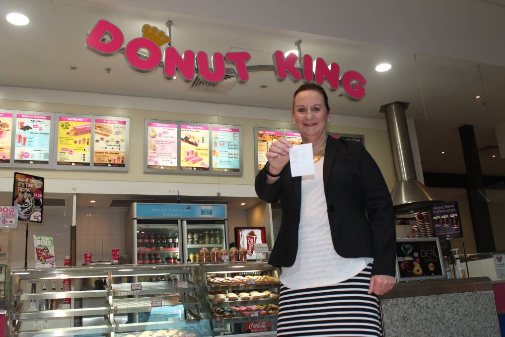 Highlands Marketplace retail manager Sandra Shepherd at Donut King. 	Photo by Megan Drapalski