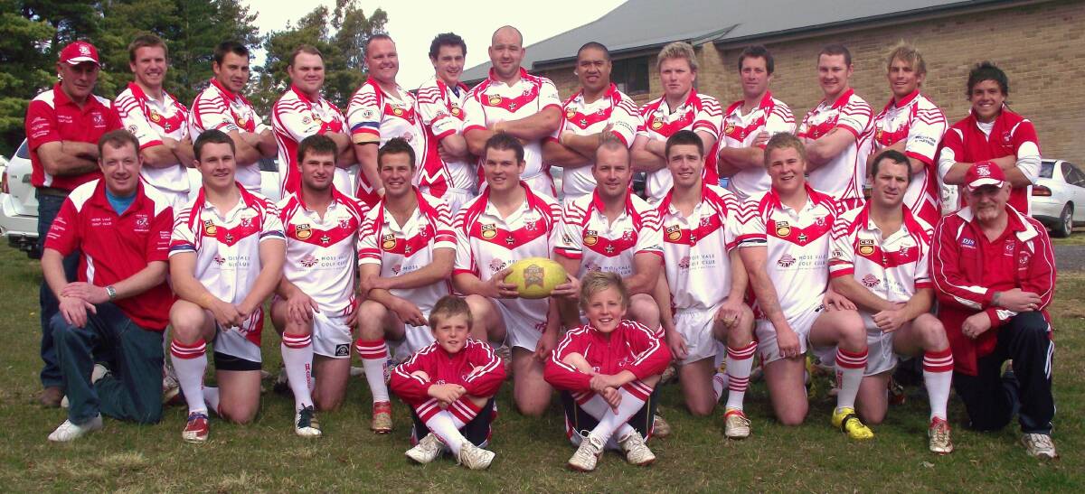 The 2010 Moss Vale Dragons premiership winning side. Photo by Roy Truscott