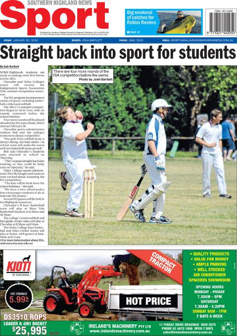 SHN: Front & Back Pages | Jan - March 2015