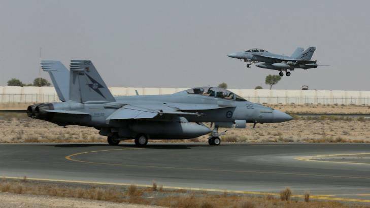 RAAF jets dropped bombs in an Islamic State building.