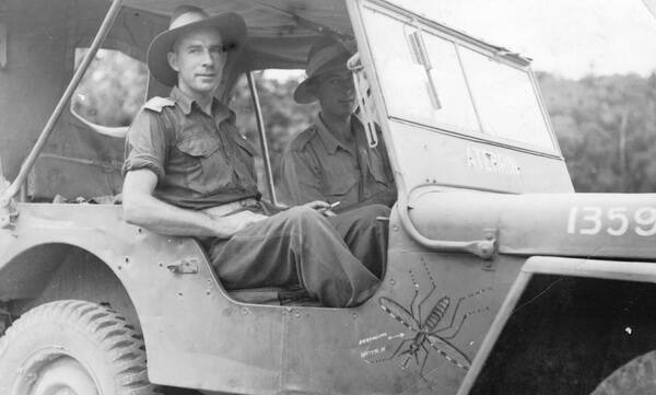 Gordon Stone during World War II during his time in New Guinea. Photo supplied