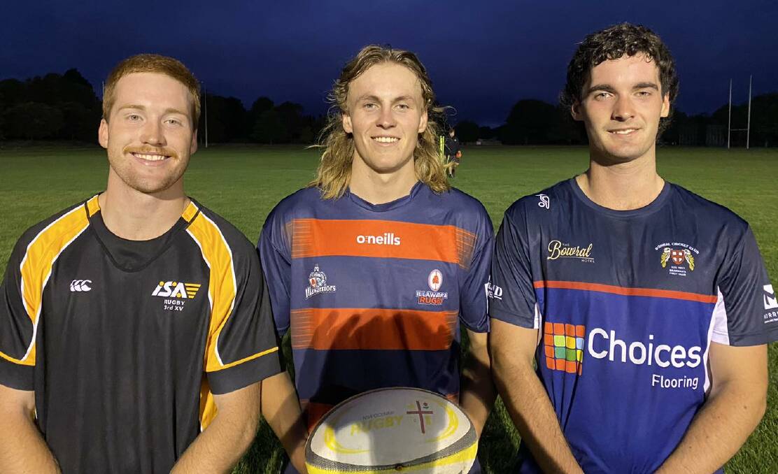 Joel Manten, Rex Sparkes and Charlie Philp are three young additions to the Bowral Blacks this season. Picture supplied.