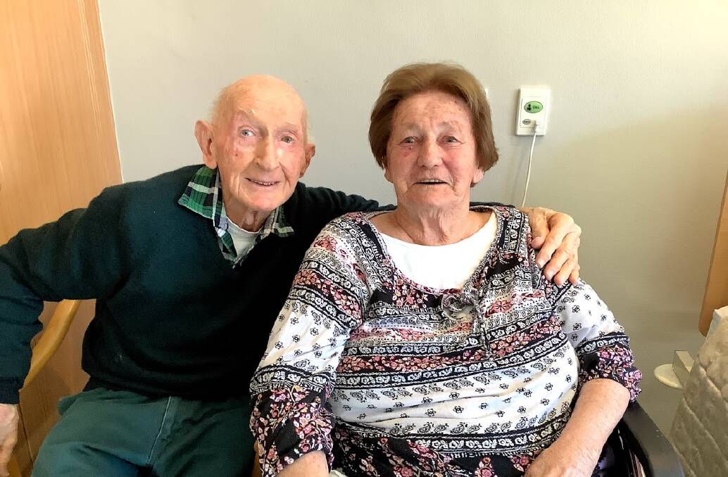 Diamond anniversary: Stan and Gloria have been married for 60 years. Photo: supplied. 