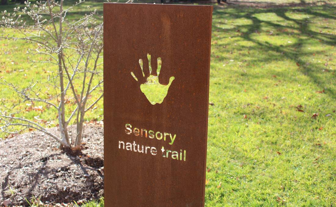 The sensory nature trail will give all students a fun and interactive way of learning. Photos: Vera Demertzis.