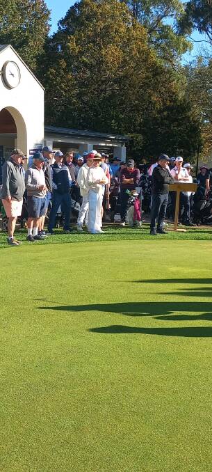 A full field of 128 golfers participated in the Moss Vale Associates Pro-Am. Picture supplied.