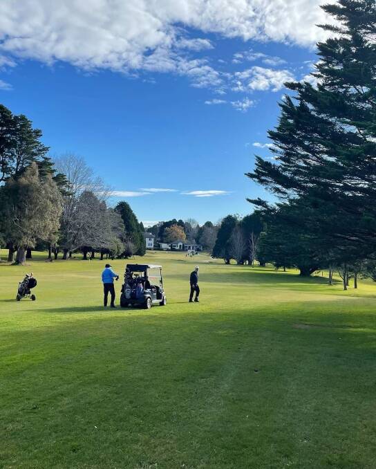It was a great weekend of golf at the Moss Vale Golf Club. Photo: Supplied. 