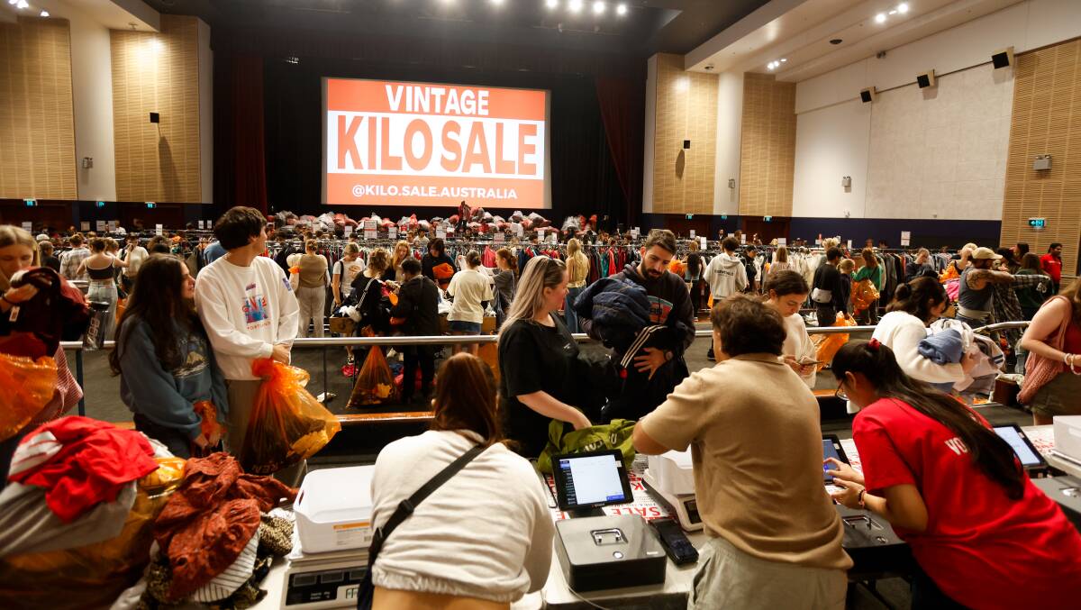 The Illawarra's first Vintage Kilo Sale was held at the University of Wollongong on Saturday, April 27, 2024. Pictures by Anna Warr