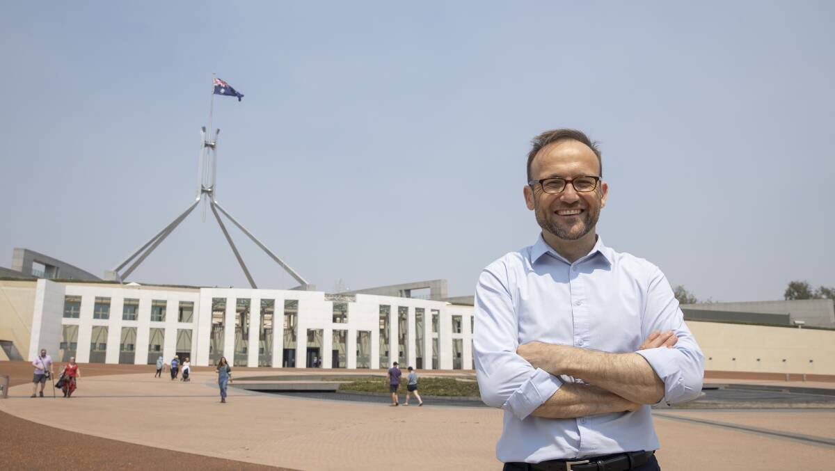 Greens leader Adam Bandt believes climate change will be a major issue at the next federal election. Picture: Sitthixay Ditthavong
