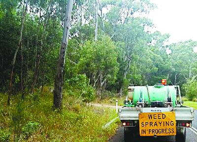 Residents are angry that contractors commissioned by Wingecarribee Council were spraying highly toxic chemicals from the seat of their truck, on a windy day and in an environmentally protected area.Photo supplied