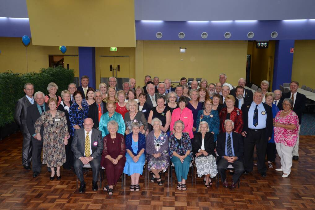 Everyone that attended the Moss Vale Lions Club 50th anniversary at the Moss Vale Services Club.