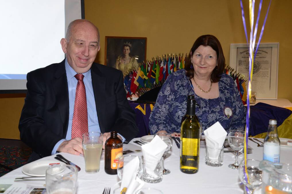 John and Catherine Gallagher enjoying the evening at Moss Vale Services Club.