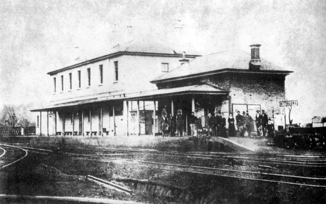 REFRESHMENTS: Opened in 1867, Mittagong station was a welcome sight for south-bound travellers.