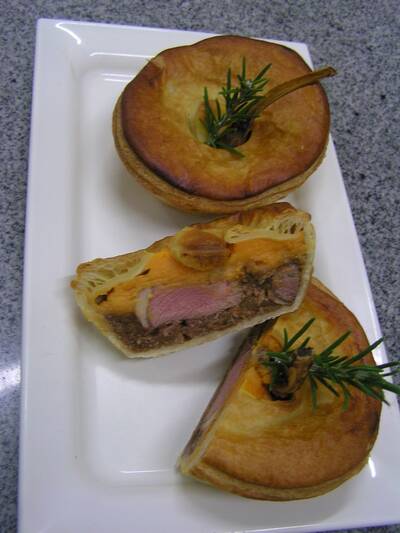 Gumnut Patisserie's lamb and rosemary pie was a big winner at the Sydney Royal Easter Show.
