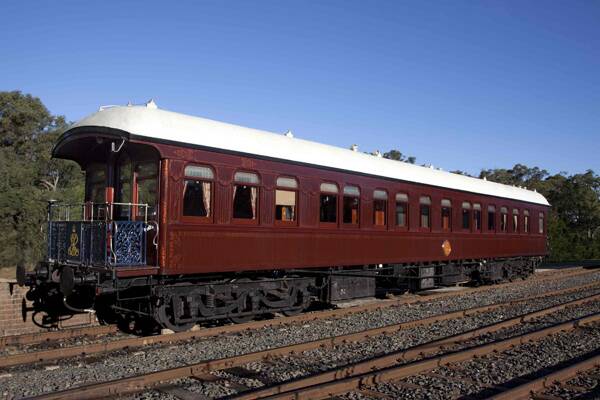 The Governor-General’s carriage – 111 years on, still the most luxurious railway carriage in Australia. Photo courtesy Powerhouse Museum