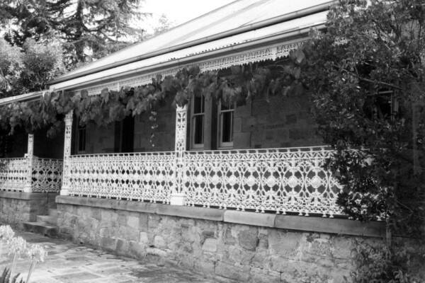 FANCY LACEWORK: Removed from Brazenall's building by G. Dawson for his residence in Queen Street, Mittagong. Photo: BDH