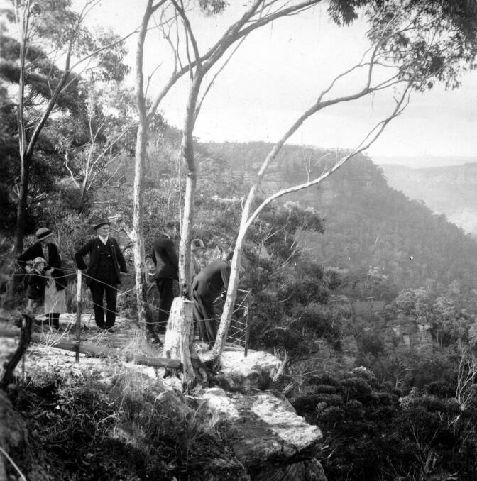 MARK MORTON LOOKOUT: A Bundanoon beauty spot bears the name of the park's founder.