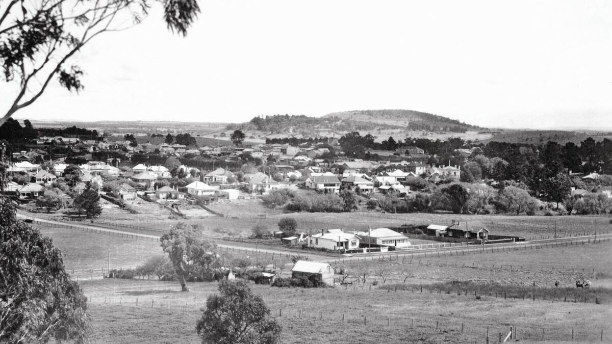 An early view of Moss Vale. Photo supplied