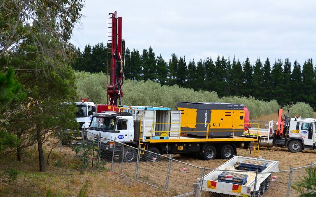 A Hume Coal drill rig