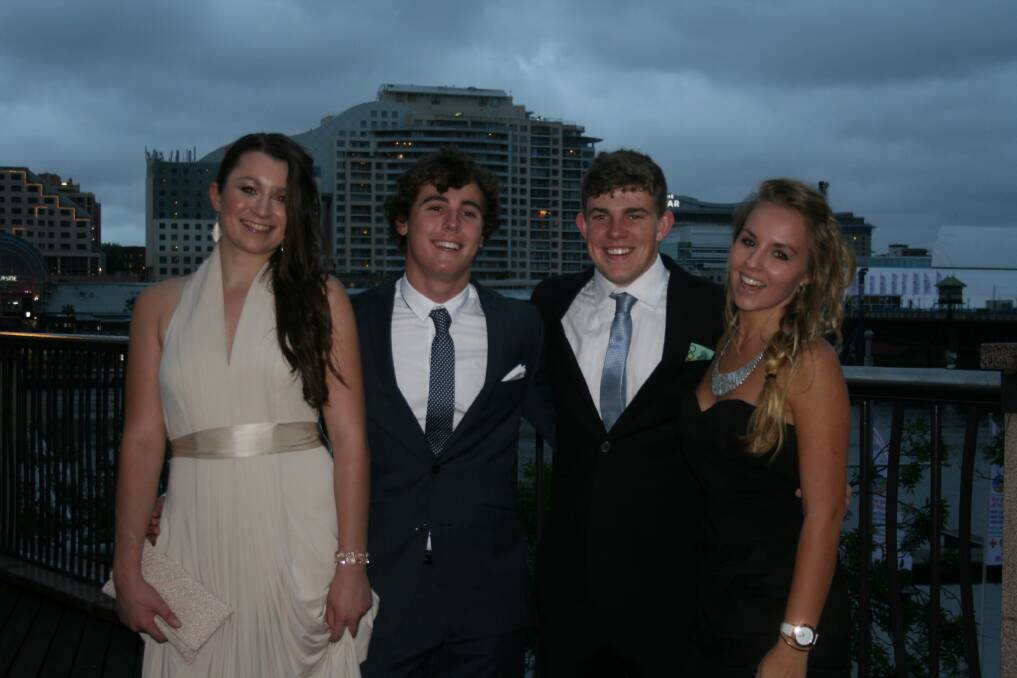 Alice Cant, Michael Joubert, Michael Kennedy and Elise Crawford. Photo from Oxley College.