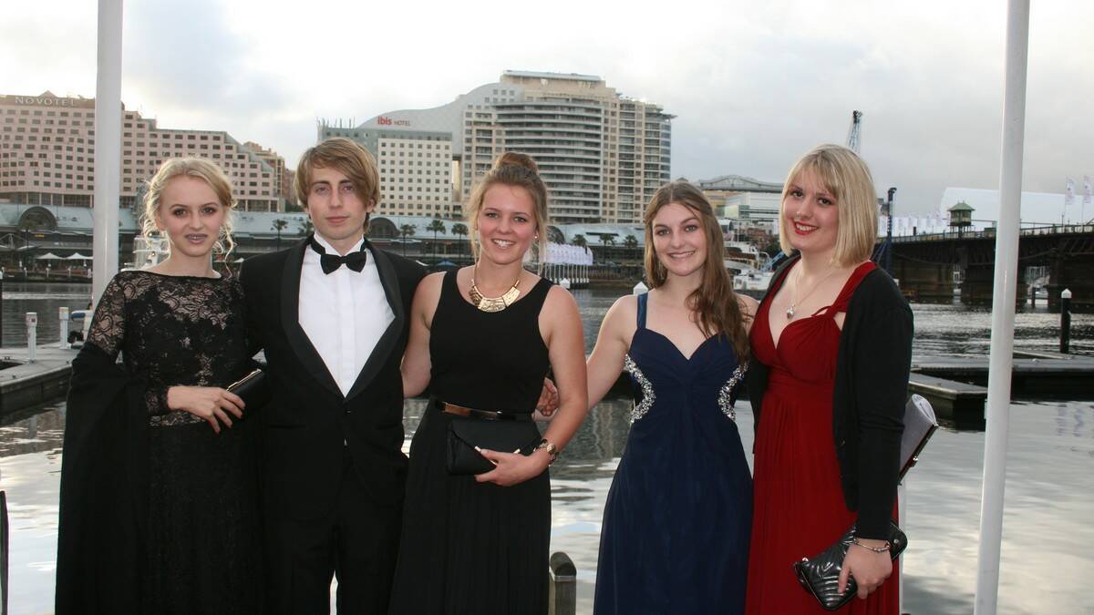  Jasper Fearnley, Sebastian Franklin, Michelle Anderson, Maggie Campbell-Jones and Anna Bratchford.  Photo from Oxley College.